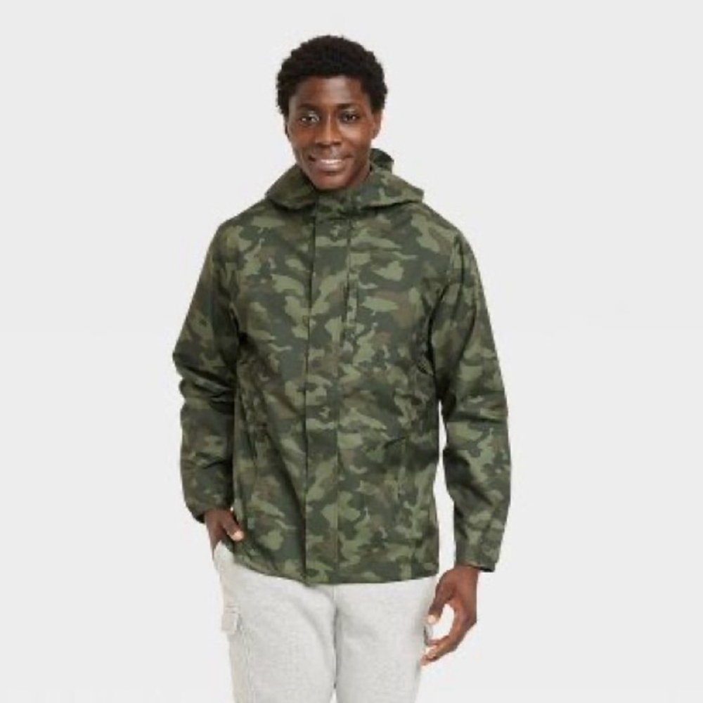 NWT ALL in Motion Men's Waterproof Rain Shell Jacket